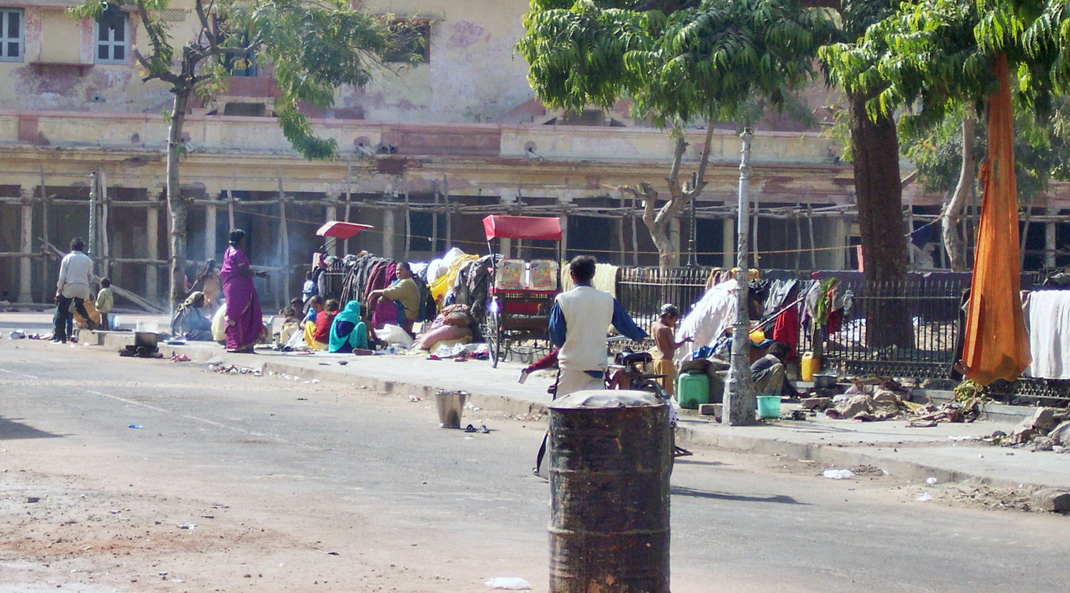 Jaipur Obdachlose
