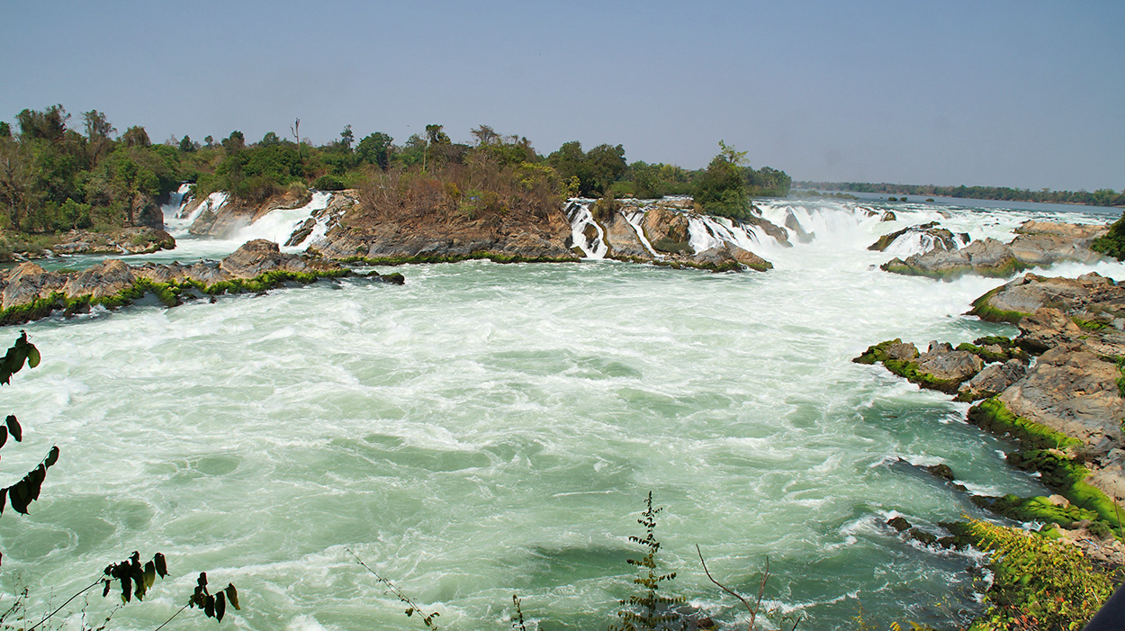Wasserfälle 4000 Inseln Laos
