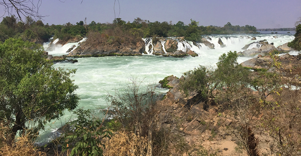 Wasserfälle Don Det und Don Khone 4000 Inseln Laos