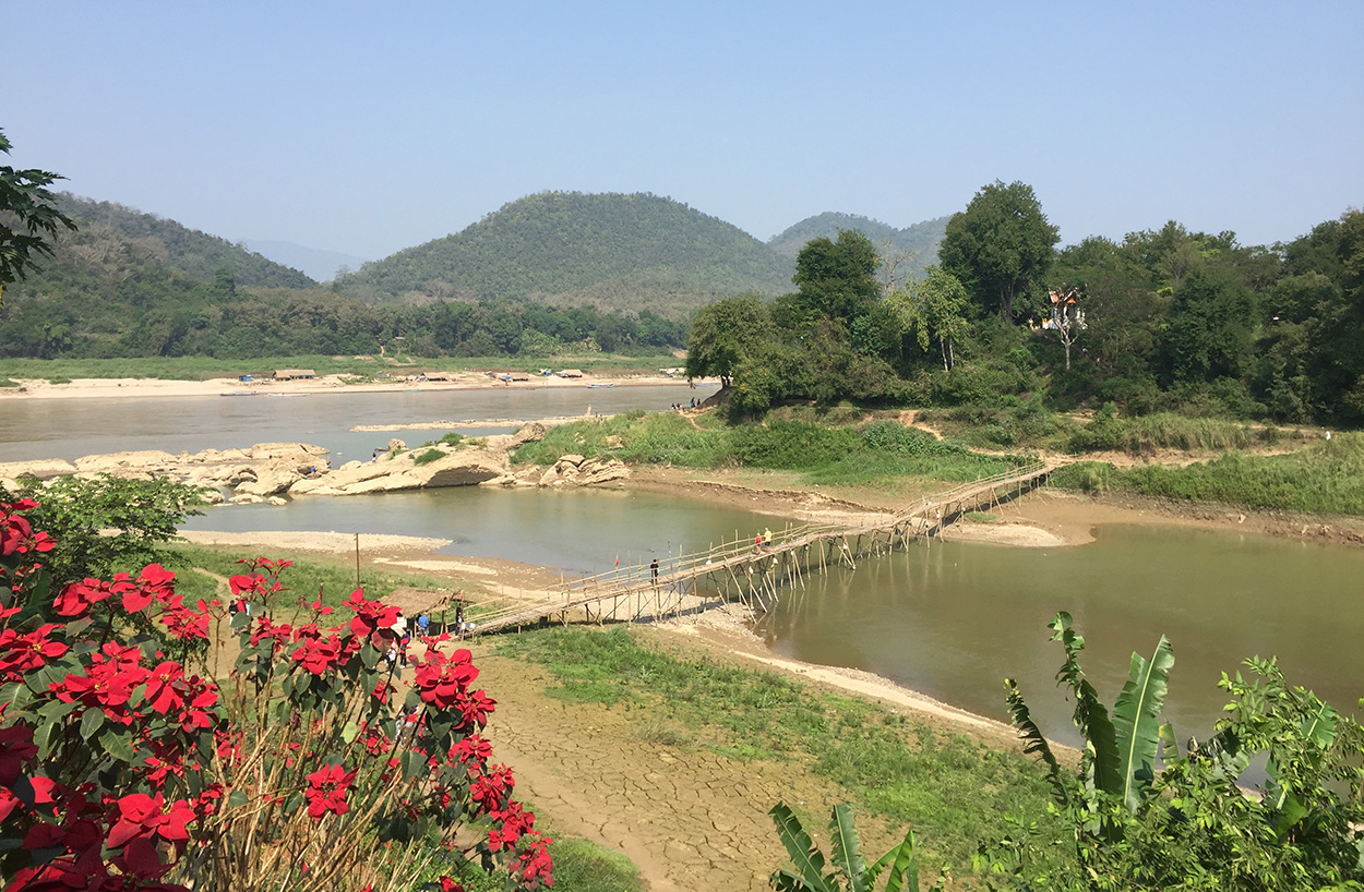 Luang Prabang Königsstadt Nam Khan Mekong Laos