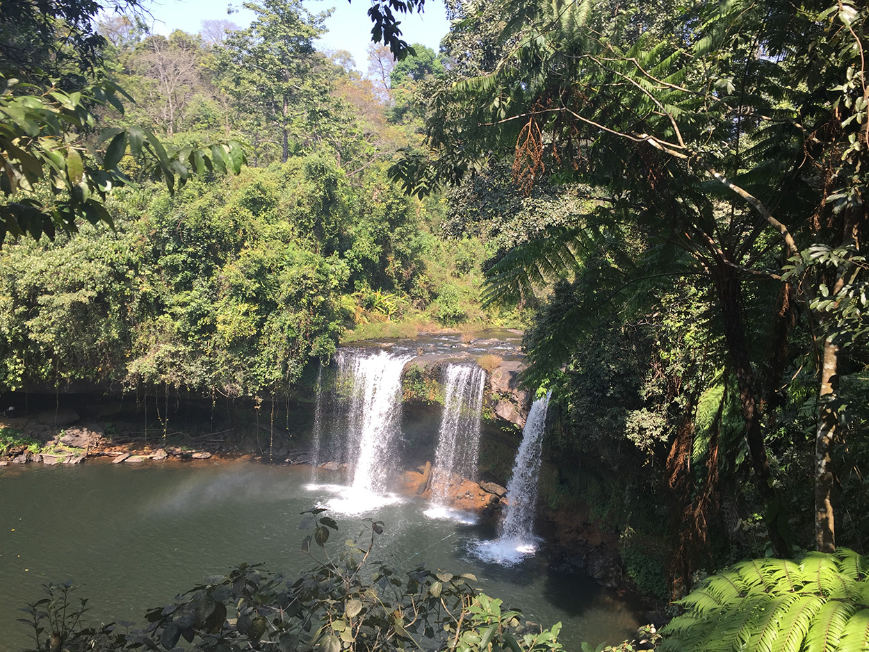 Tad Yuang Wasserfall 4000 Inseln Laos