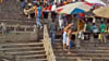 Varanasi Pilger baden Ganges Indien Benares