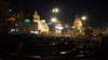 Varanasi Zeremonie am Dashashwamedha Ghat Indien Benares
