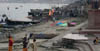 Varanasi Leichenverbrennung Ganges Indien
