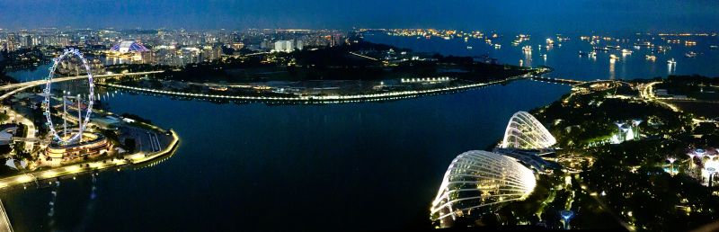 Singapur bei Nacht