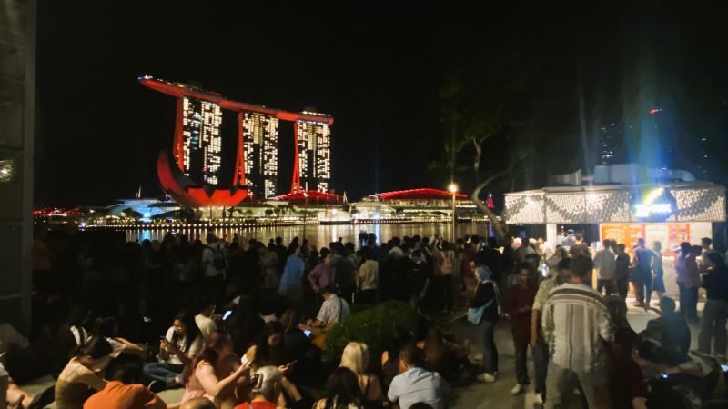 Silvester Marina Bay Sands Singapur