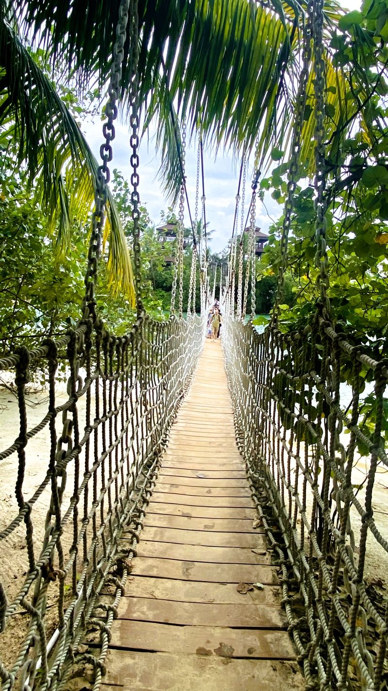 Hängebrücke auf Sentosa