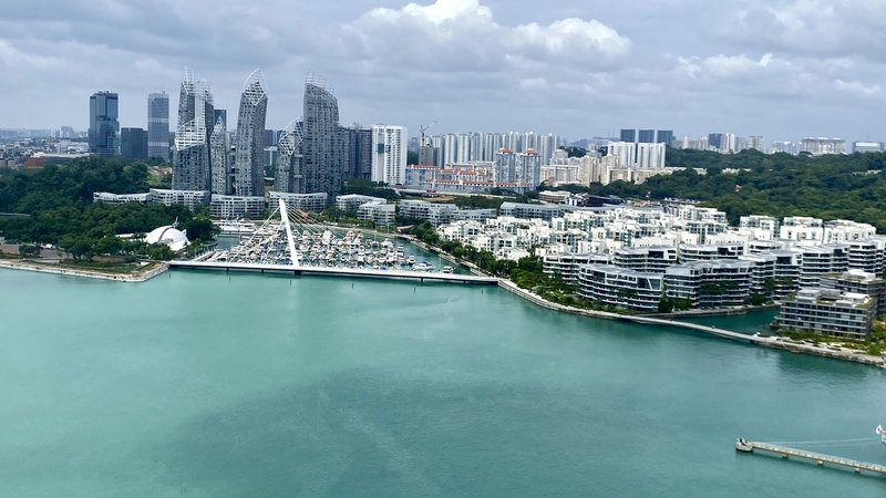 Eine exclusive Wohngegend von Singapur.