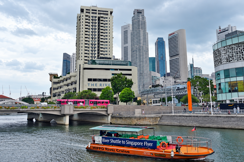 Marina Bay in Singapur.