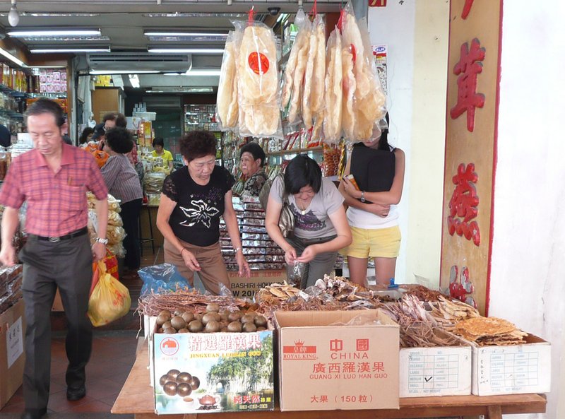 Traditioneller Supermarkt Singapur