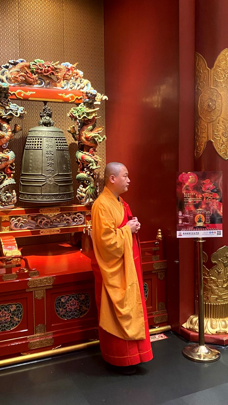 Buddhistisches Kloster mitten in Singapur