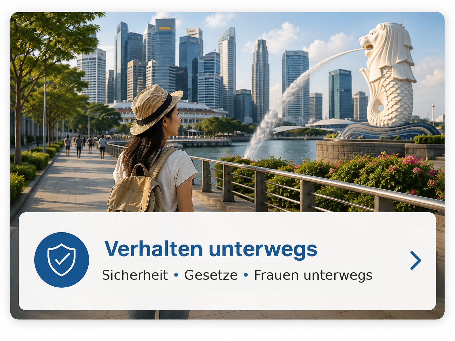Verhalten und Sicherheit in Singapur