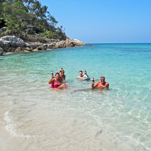 Meer am Bottle  Beach auf Koh Phangan