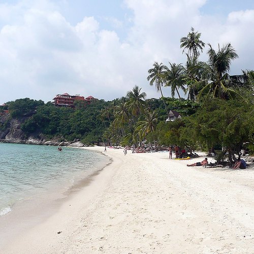 Thailand Hat Rin Strand auf Koh Phangan