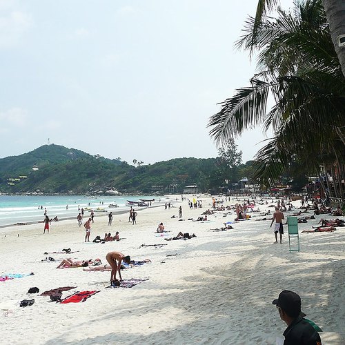 Thailand Hat Rin Beach auf Koh Phangan Fullmoonpartys