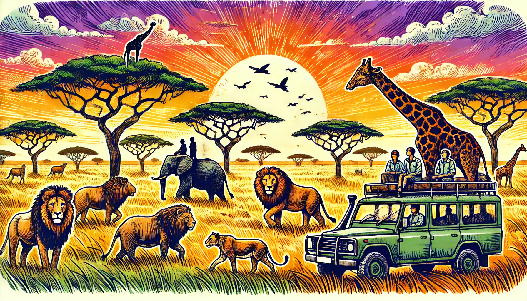 Safari Tansania Afrika