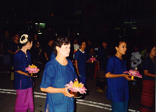 Loi Kratong Lichterfest Thailand